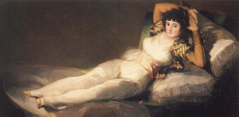 The Clothed Maja, Francisco de goya y Lucientes